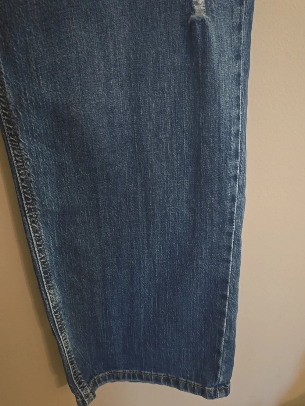New Levi's 541‎ Men's 50x30 Athletic Taper Medium Wash Distress Jeans